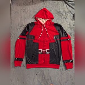Cosplay Deadpool X-Men Pullover Hoodie Sweatshirt Superhero Jacket Coat